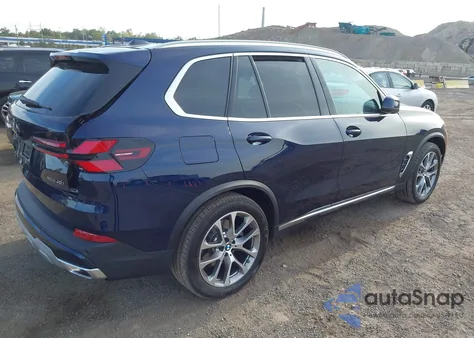 2026 BMW X5 xDrive40I из США, поврежденный, VIN 5UX23EU00T9074525